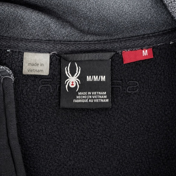 Spyder Full Zip Fleece Jacket | Men’s Medium | Performance Stretch Mid-Layer - Picture 5 of 8